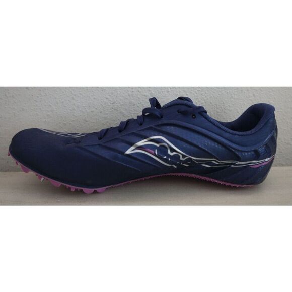 Saucony S19055-33 Women's Sz 9B Indigo/Grape Spitfire 5 Racing Shoes - Picture 5 of 9